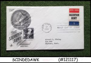 UNITED STATES USA - 1965 THE SALVATION ARMY CENTENNIAL - FDC