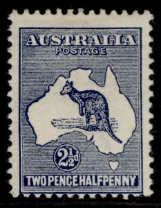 AUSTRALIA GV SG4, 2½d Indigo, M MINT. Cat £50.