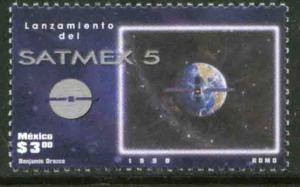 MEXICO 2117, Launching of Satellite Satmex 5. MINT, NH. F-VF.