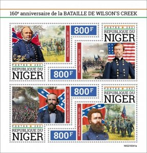 2021/08 - NIGER - WILSON'S CREEK           4V  complet set    MNH ** T