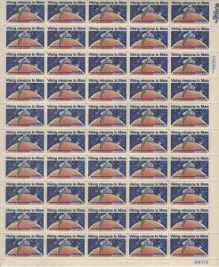 Scott 1759 - Viking Mission To Mars. Sheet of 50.  MNH. OG.    #02 1759sh50