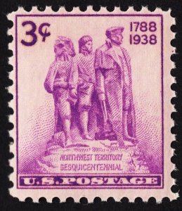 US 837 MNH VF 3 Cent Northwest Territory Sesquicentennial