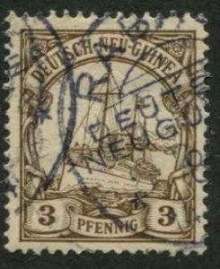 German New Guinea SC# 7 Kaiser's Yacht 3pf Used