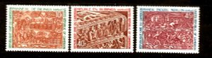 Cameroun Sc 585-7 NH issue of 1974 - Art Carvings