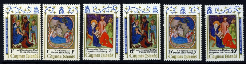 CAYMAN ISLANDS QE II 1971 The Christmas Set SG 302 to SG 307 MINT