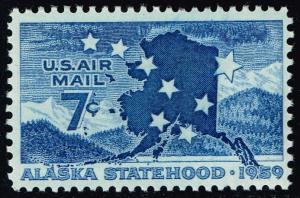 US #C53 Alaska Statehood; MNH (0.25)