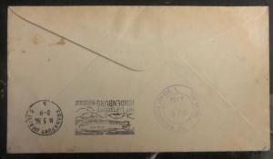 1936 New York USA Hindenburg Zeppelin FFC First Flight cover LZ 129 To Germany 1
