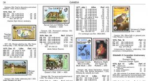 2008 GAMBIA Scott Catalog PAGES ONLY