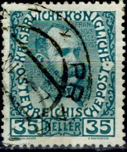 Austria; 1908: Sc. # 120: O/Used Single Stamp