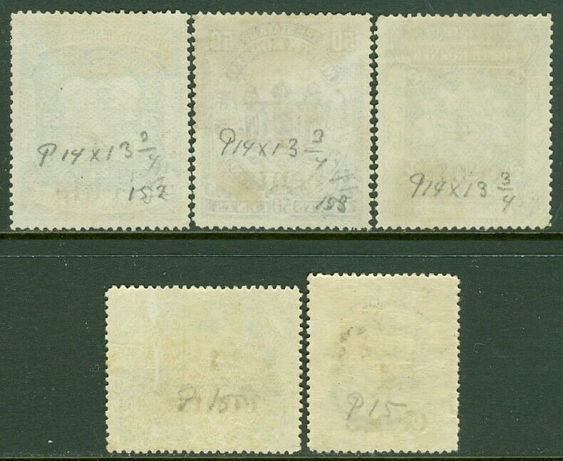 EDW1949SELL : NORTH BORNEO 1904 Sc #125, 128 VF MOG #130, 31, 33 VF MNG Cat $45