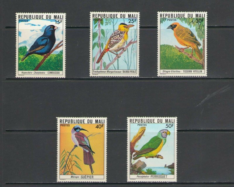 MALI: Sc. 273-77  /** Beautiful B I R D S **/ Complete Set / MNH