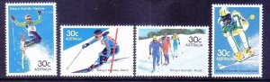 Australia 898-901 MNH 1984 Types of Skiing Set of 4