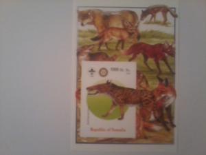 SOMALIA SHEET IMPERF DINOSAURS 