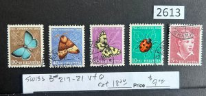 (2613) Switzerland B217-21 CTO, and B140 see image