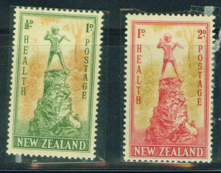 New Zealand Scott B26-7 1945 Peter Pan set MH* 