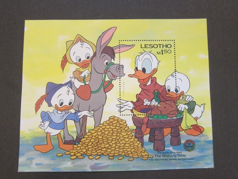 Lesotho 1985 Sc 511 Disney set MNH