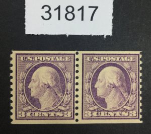 US STAMPS #493  MINT OG NH  PAIR LOT #31817