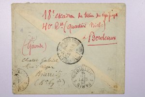 Italy 1914 Benoa Expo Cover to France - L39395