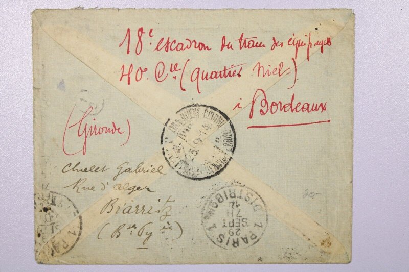 Italy 1914 Benoa Expo Cover to France - L39395