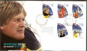 New Zealand 2009 Sir Peter Blake Yachtsman Sport  Antactica Polar Penguin Shi...