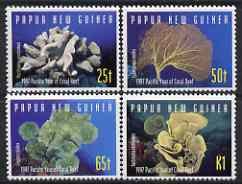 PAPUA NEW GUINEA - 1997 - Year of Coral Reef - Perf 4v Set - Mint Never Hinged