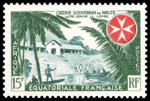 French Equatorial Africa #194  MNH - SMOM Knights of Malta (1957)