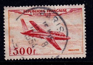 France 1954 -  Air Postal 500fr  XF-Used  # C31