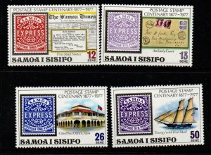 SAMOA SG488 1977 STAMP CENTENARY   MNH