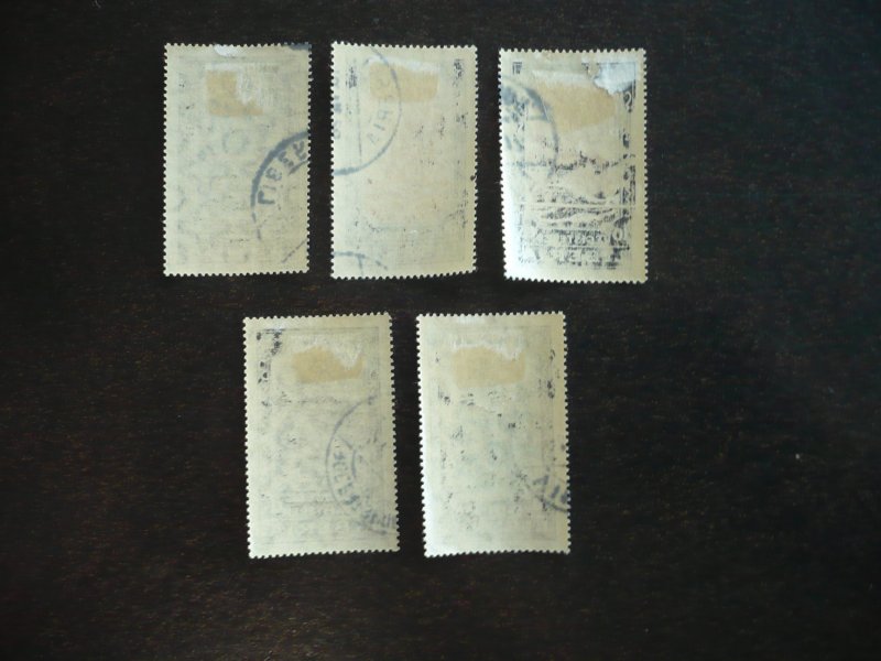 Stamps - Liberia - Scott# F30-F34 - Used Set of 5 Stamps