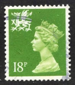 STAMP STATION PERTH Wales #WMH34 QEII Definitive Used 1971-1993