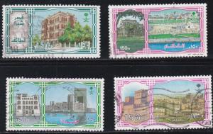 Saudi Arabia # 909-911, Old & Modern Cities, Used. 1/3 Cat.