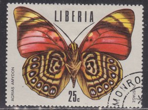 Liberia 687 Tropical Butterflies 1974