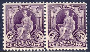 Cuba - Scott #229 - MNH Pair - SCV $7.00+