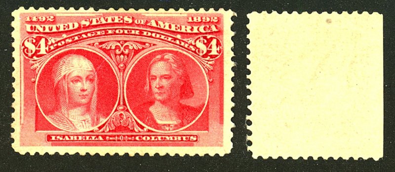 U.S. #244 MINT WITH PF CERT OG