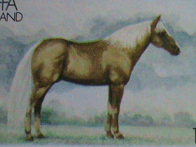 ​SCOTLAND-STAFFA STAMP-WORLD RARE FAMOUS HORSES MNH FULL-SHEET VERY FINE