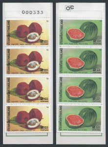 Thailand #1145, 46 NH Fruits, Watermelon, Apple - 2 Bookl...