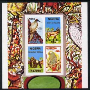 Nigeria 1990 Wildlife (Birds & animals) unmounted min...