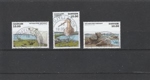 Denmark  Scott#  1706-1708  Used  (2015 Animals in Wadden Sea National Park)