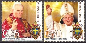 GUATEMALA POPE JOHN PAUL II PAPA PAPST PAPE