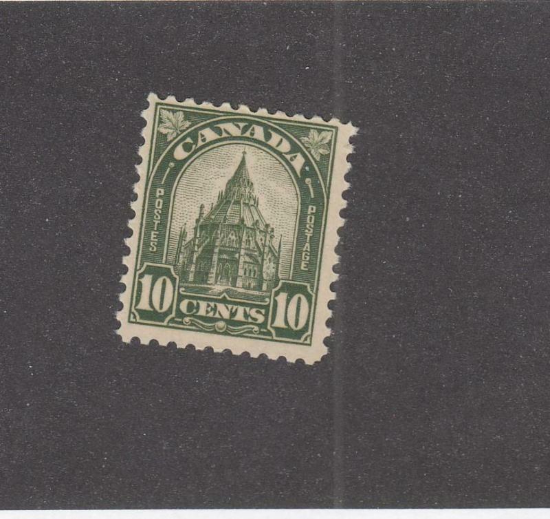 CANADA (MK1572) # 173  FVF-MNH  10cts LIBRARY OF PARLIAMENT/OLI-GRN  CAT VAL $20