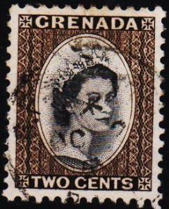 Grenada. 1953 2c S.G.214 Fine Used