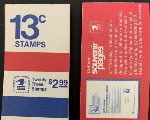 LOT OF 10 SC#BK128 - 1595b & 1595c - 13c Liberty Bell Booklet of 23 MNH