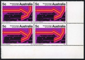 Australia BW516j Retouch over front of Locomotive (error U/M) normals M/M