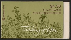 AUSTRALIA Scott 1193a MNH** 1990 Flower Boquet booklet