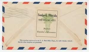 Cover / Postmark USA 1931 Municipal Air Port Dedication - Lions Club