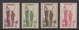 Togo Sc#271-274 MNG