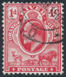 Orange River Colony, Sc #71, 1d Used