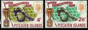 PITCAIRN ISLANDS SG57/8 1966 WORLD CUP FOOTBALLMNH