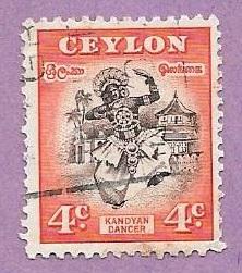 Ceylon Used Stamp Scott 307 #ca