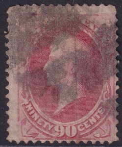 #166 Used, Fine, Crease (CV $300 - ID47293) - Joseph Luft